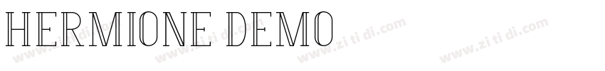 HERMIONE DEMO字体转换